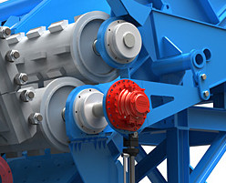 廢鋼廢鋁破碎機液壓喂料